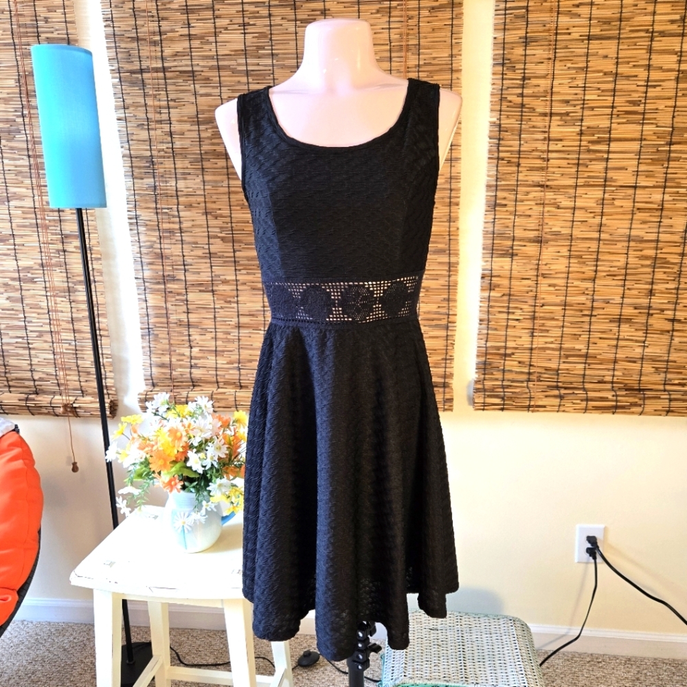 American Rag Cie Fit and Flare Textured Dress